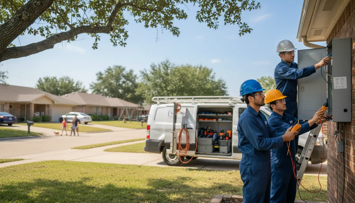 Certified electrician providing emergency electrical services in Jeff, KY